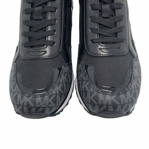 ✨MICHAEL KORS Wilma Trainer Sz 7 Women's shoes Casual Sneakers Black 49S1WIFS1D✨ - Picture 9 of 9